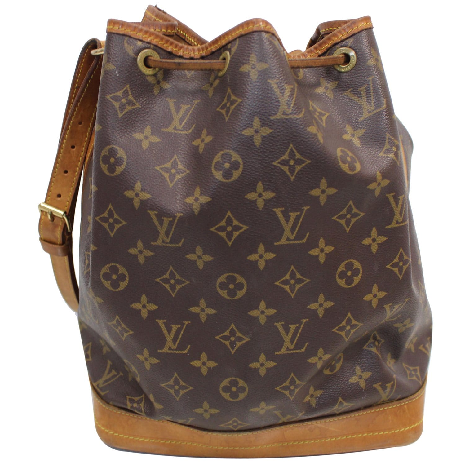 Vintage Louis Vuitton Noe Brown Monogram Bucket Bag Designer