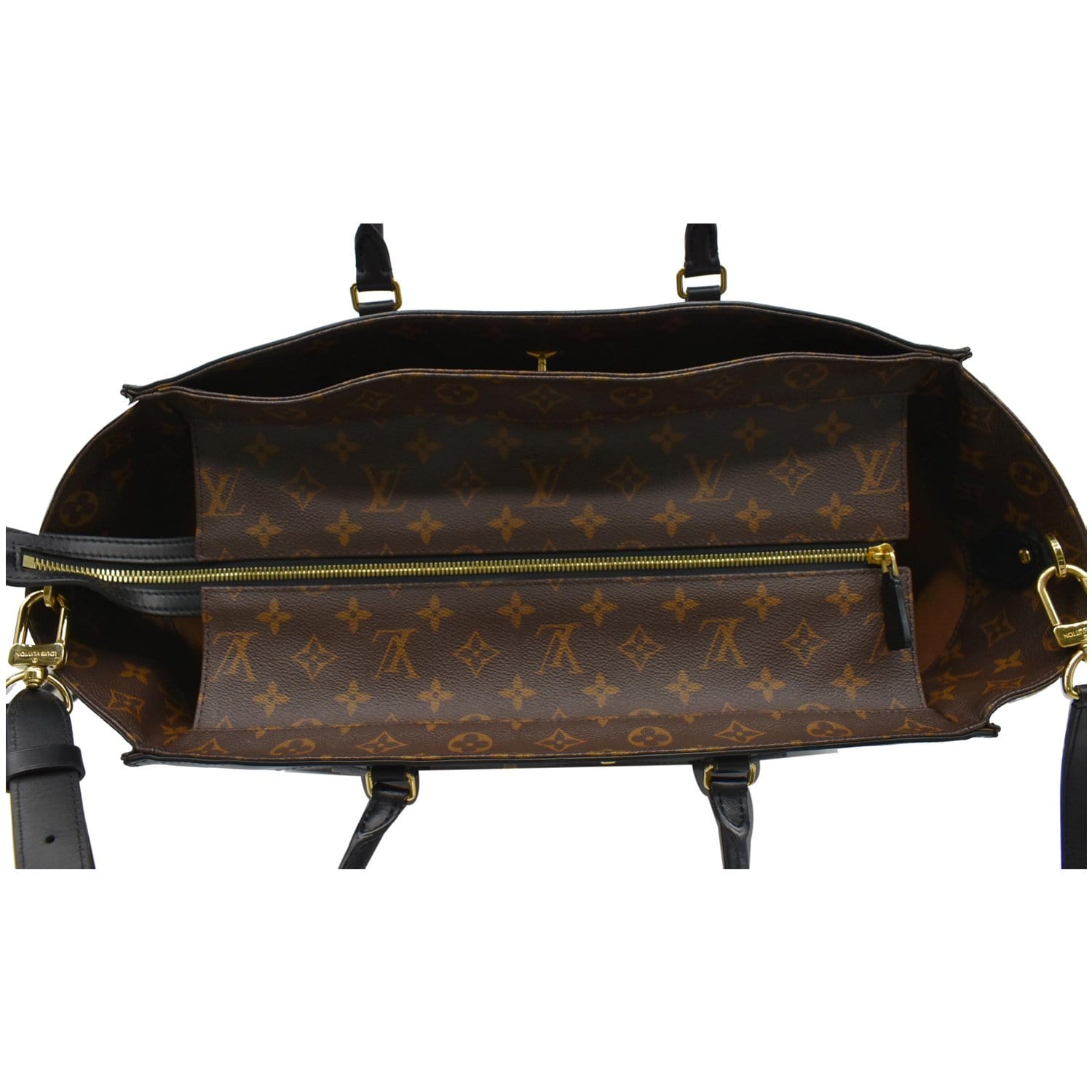 Louis Vuitton Monogram Steamer XXL Bag Brown Black