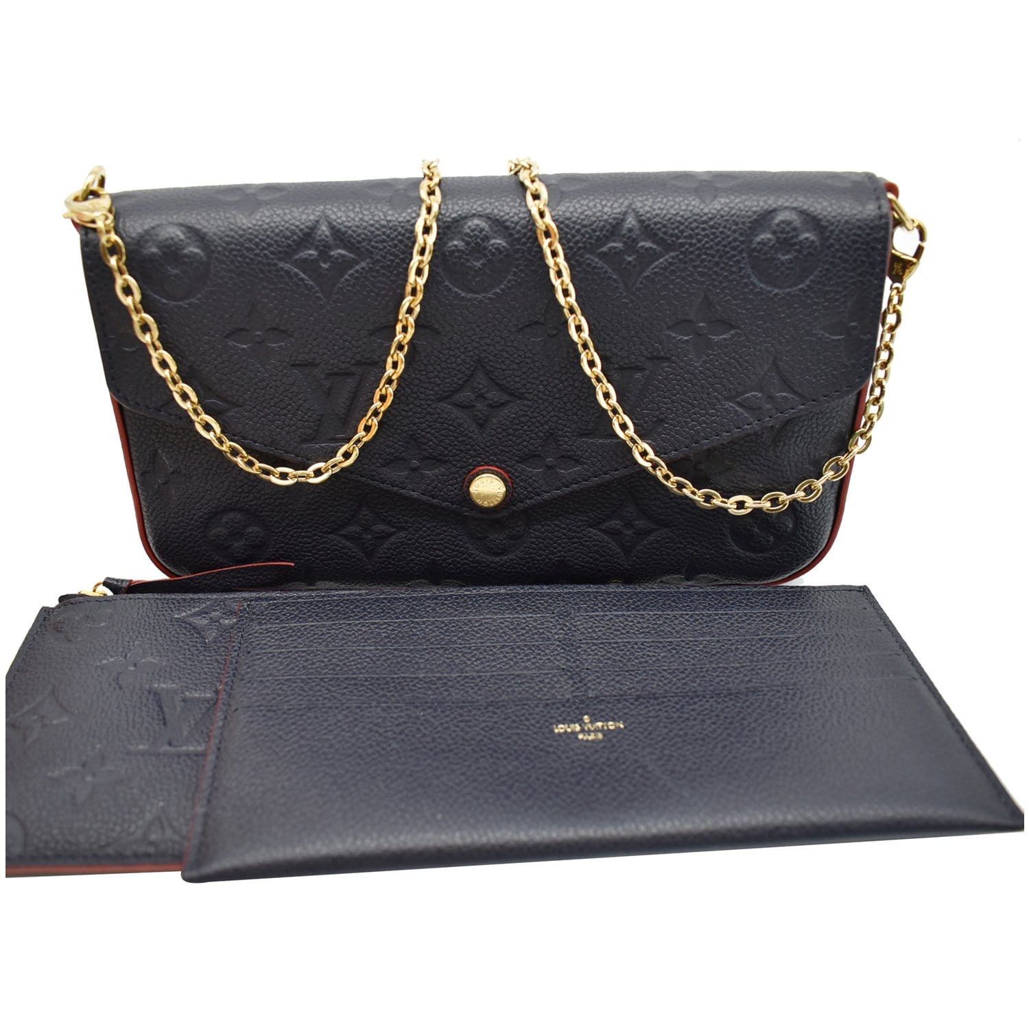 Louis Vuitton Navy Monogram Empriente Félicie Pochette Gold Hardware, 2021  Available For Immediate Sale At Sotheby's