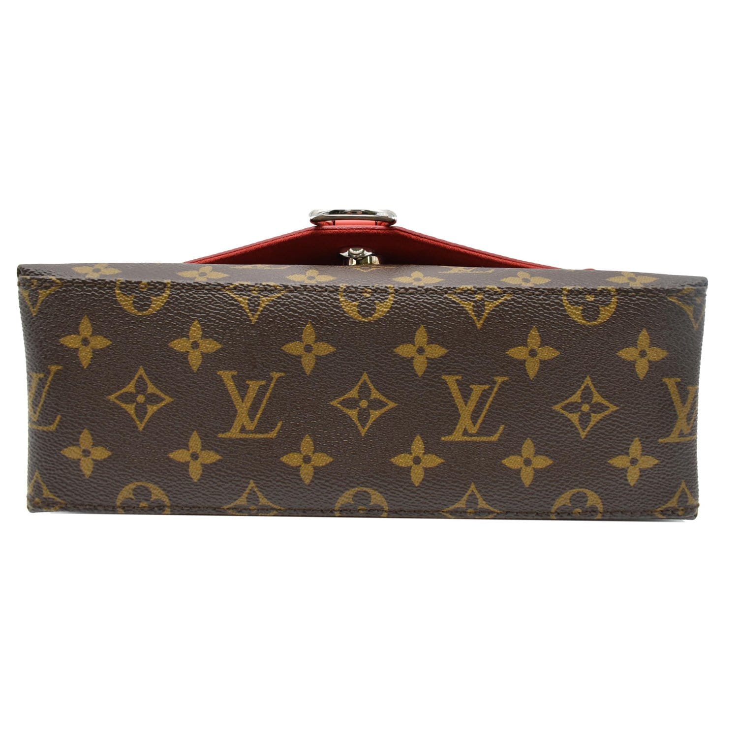 Louis Vuitton, Bags, Louis Vuitton Monceau Epi Handbag M5227 Red Leather  Lv Logo Engraved Women