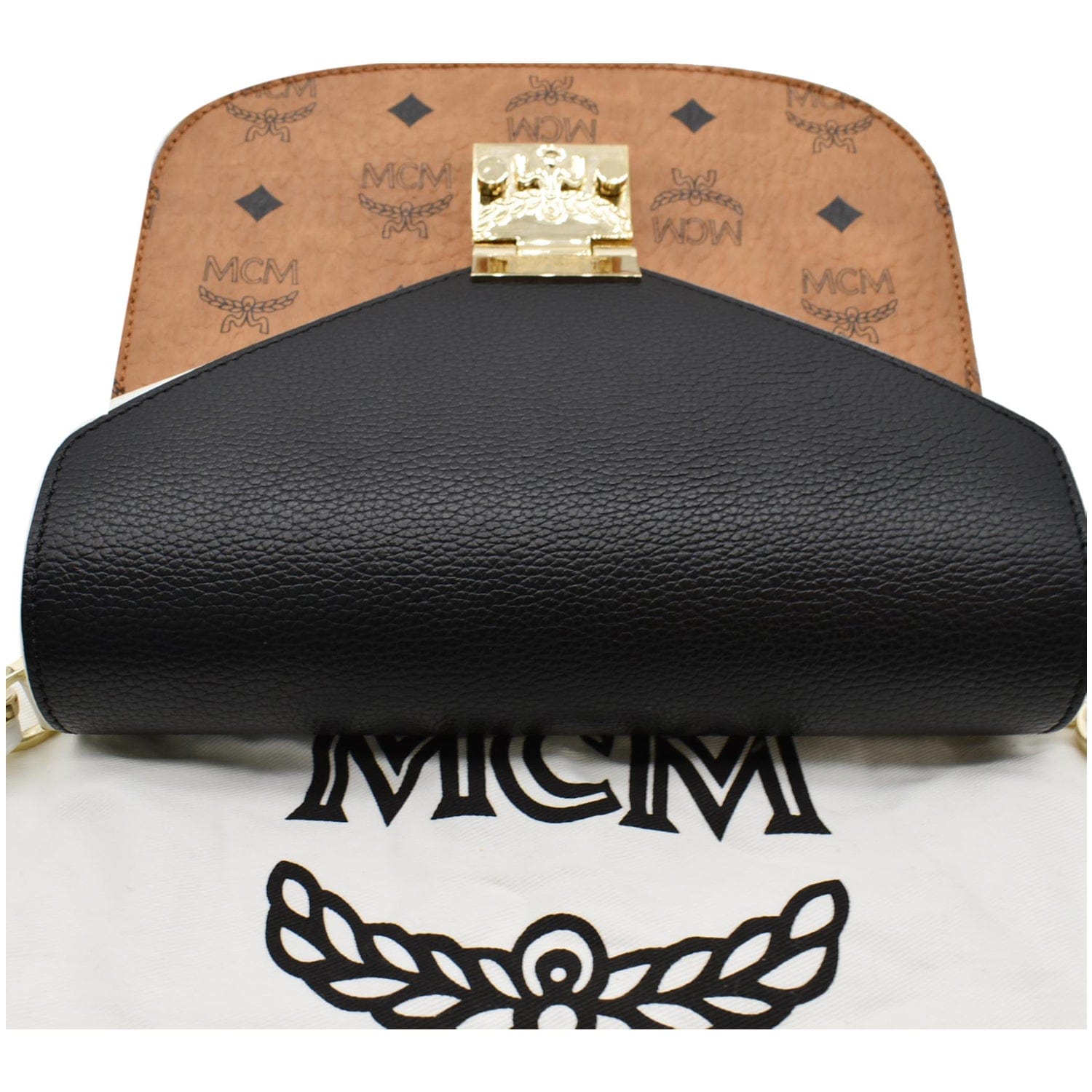 MCM Cognac Visetos Patricia Mini Leather Crossbody Bag, Best Price and  Reviews
