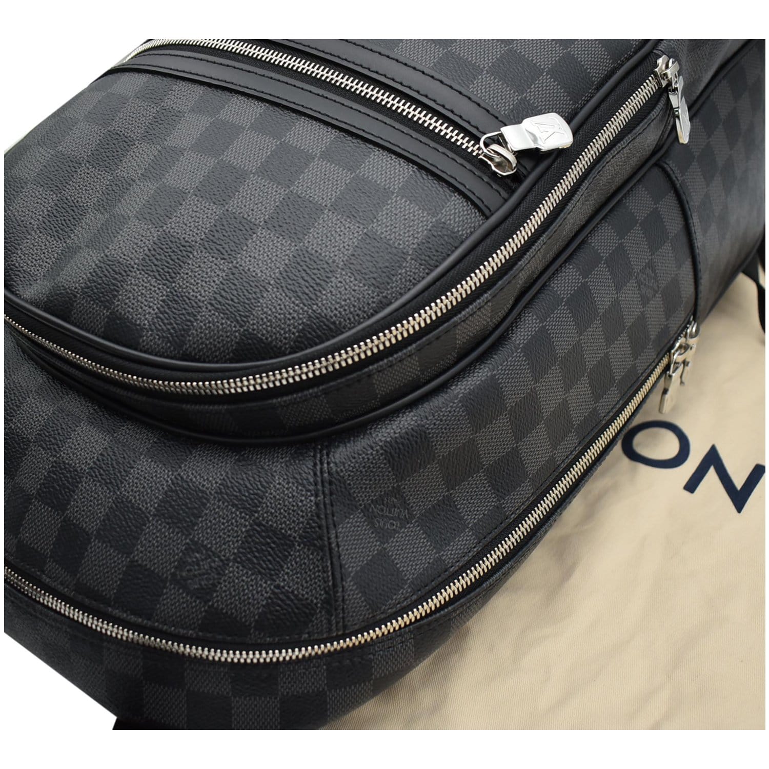 Louis Vuitton Onyx Damier Infini Leather Michael NM Backpack Bag