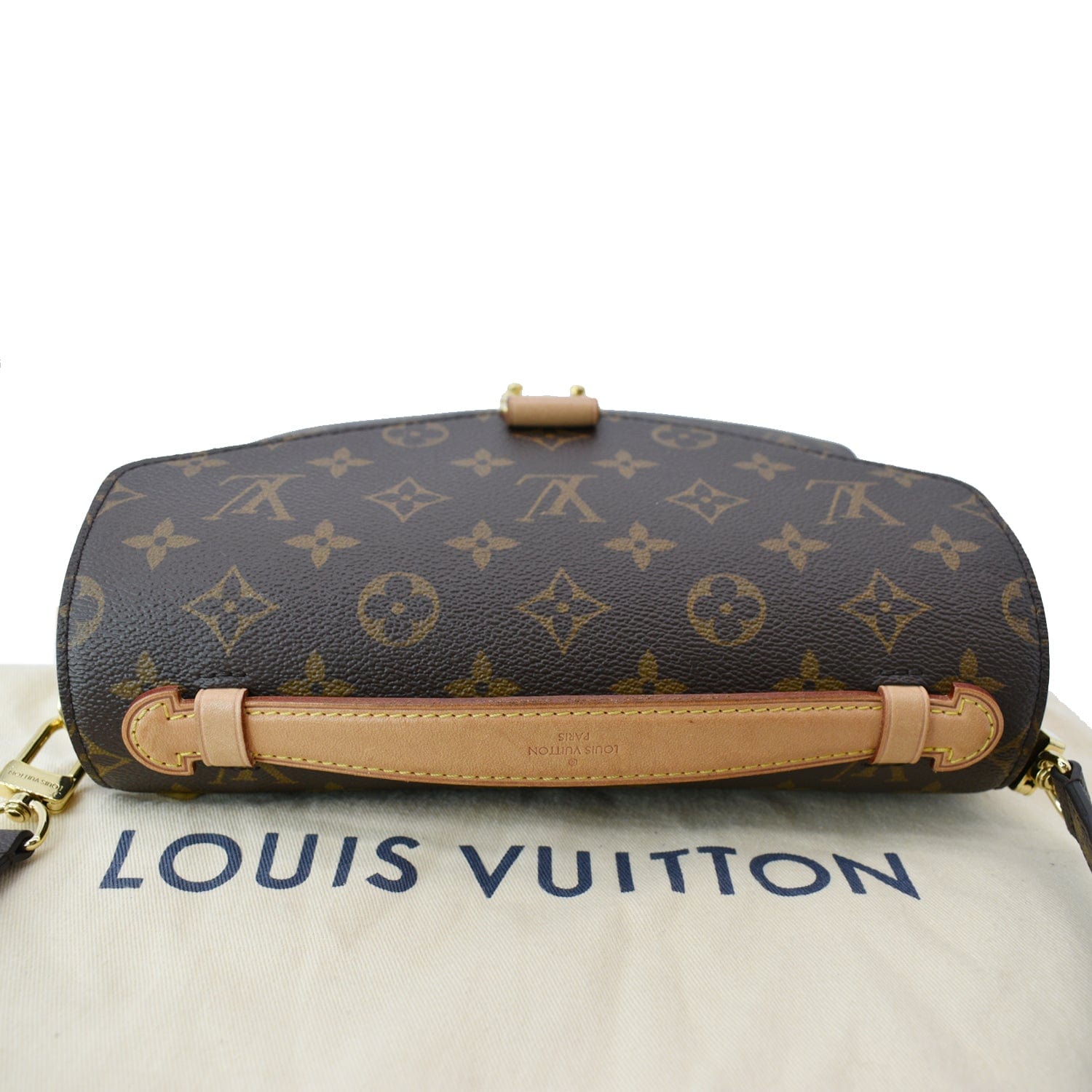 Dark Brown Pochette Metis Louis Vuitton Bags, Light Blue Chambray