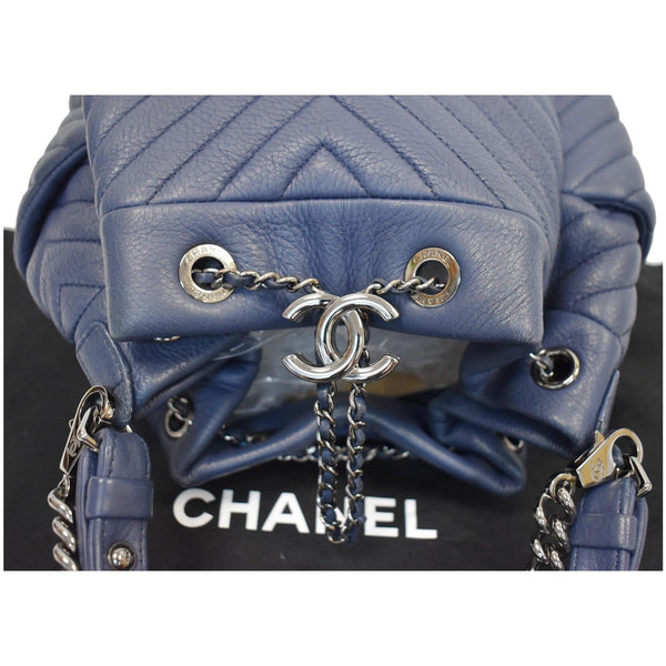 Chanel Chevron Small CC Bucket Deerskin - CC logo | DDH