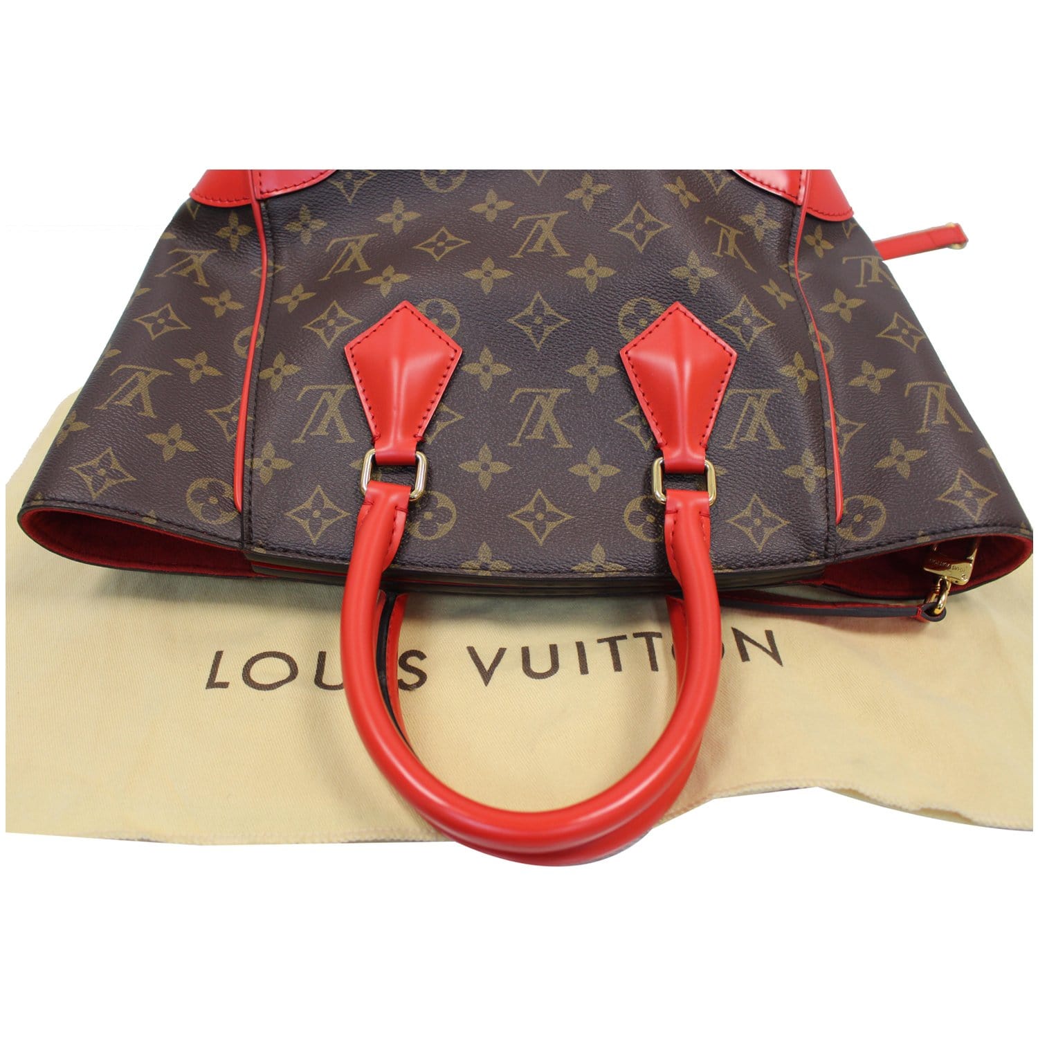 Louis Vuitton Tote Phenix Monogram PM Coquelicot in Toile Canvas