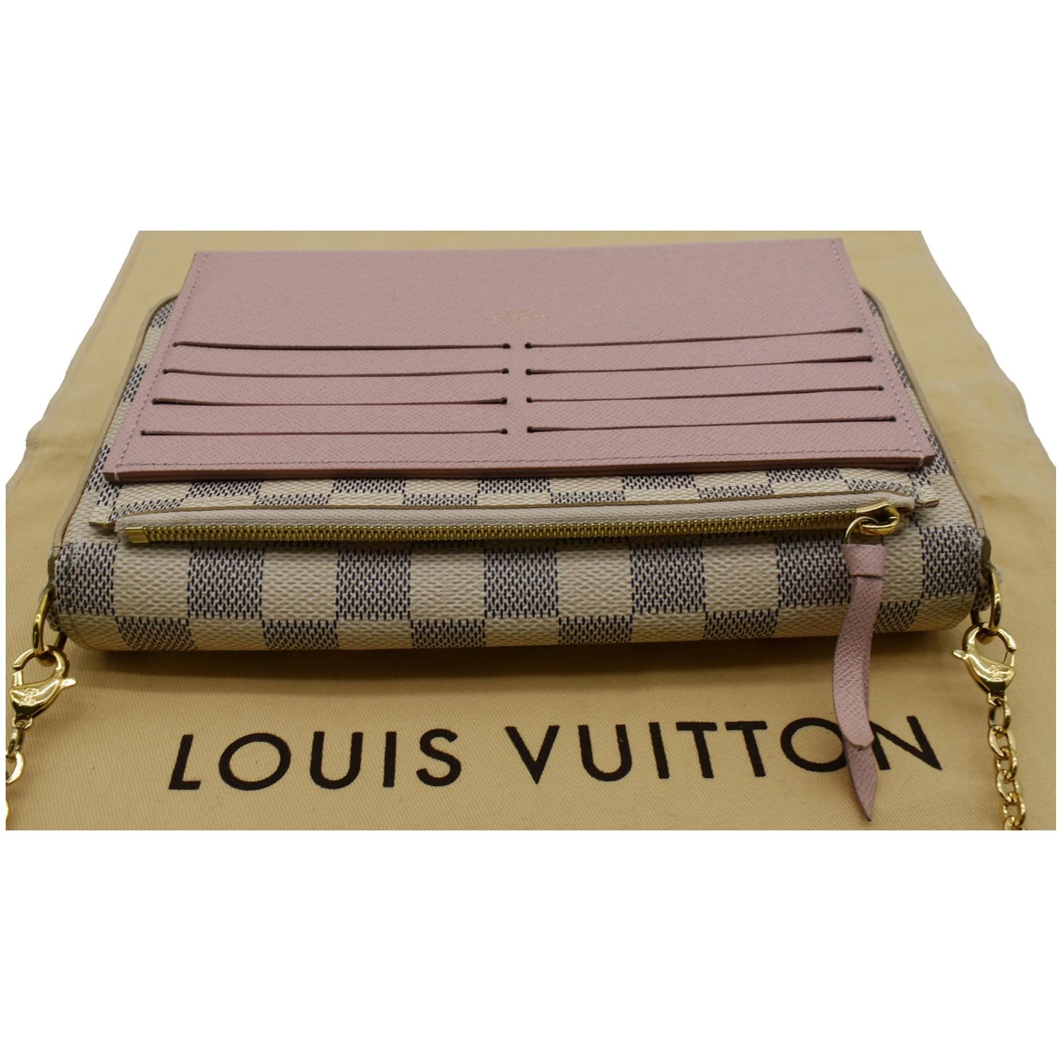 Louis Vuitton Felicie Pochette w/ Inserts, damier azure