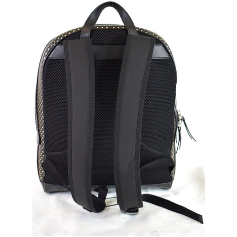 GUCCI Guccy Magnetismo Leather Backpack Bag Black 419584