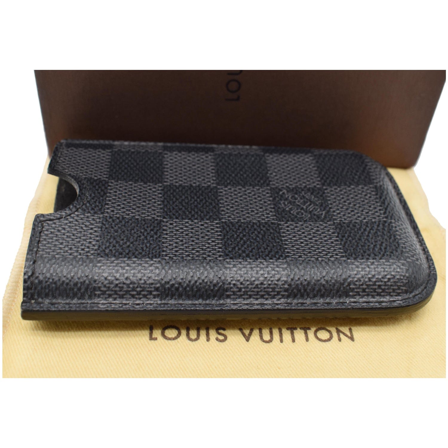 Louis Vuitton Damier Perforated Leather iPhone 5 Mobile Etui Softcase  16LJ1110