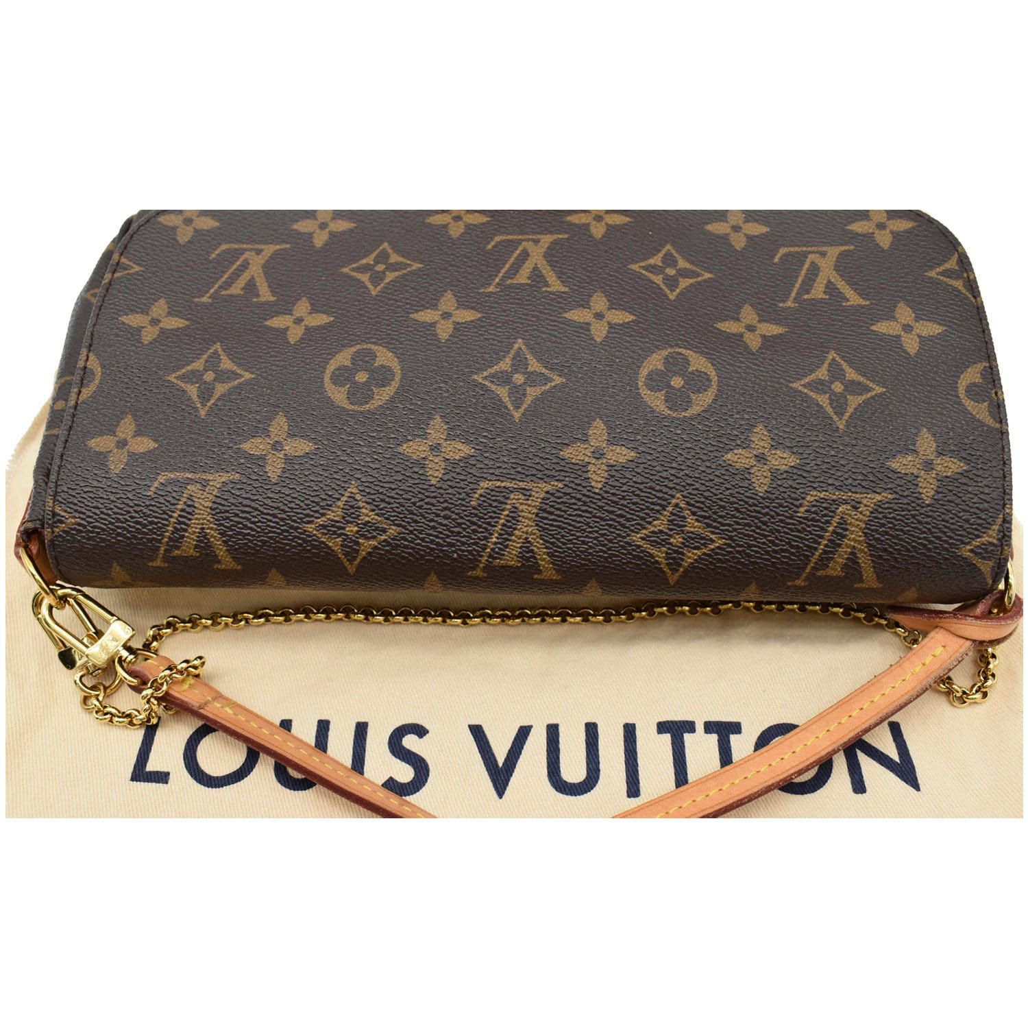 Buy Louis Vuitton Favorite Handbag Monogram Canvas MM Brown 988201