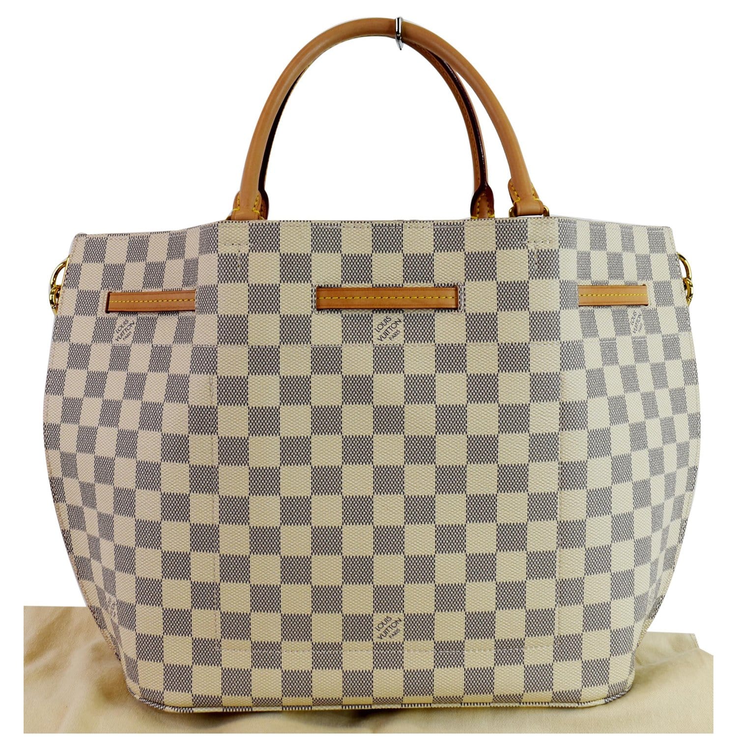 Girolata handbag Louis Vuitton White in Cotton - 29153325