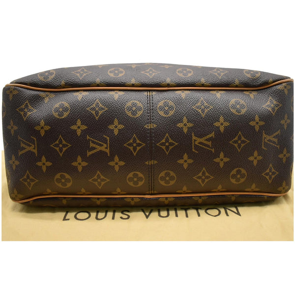 LOUIS VUITTON Delightful MM Monogram Canvas Hobo Bag Brown