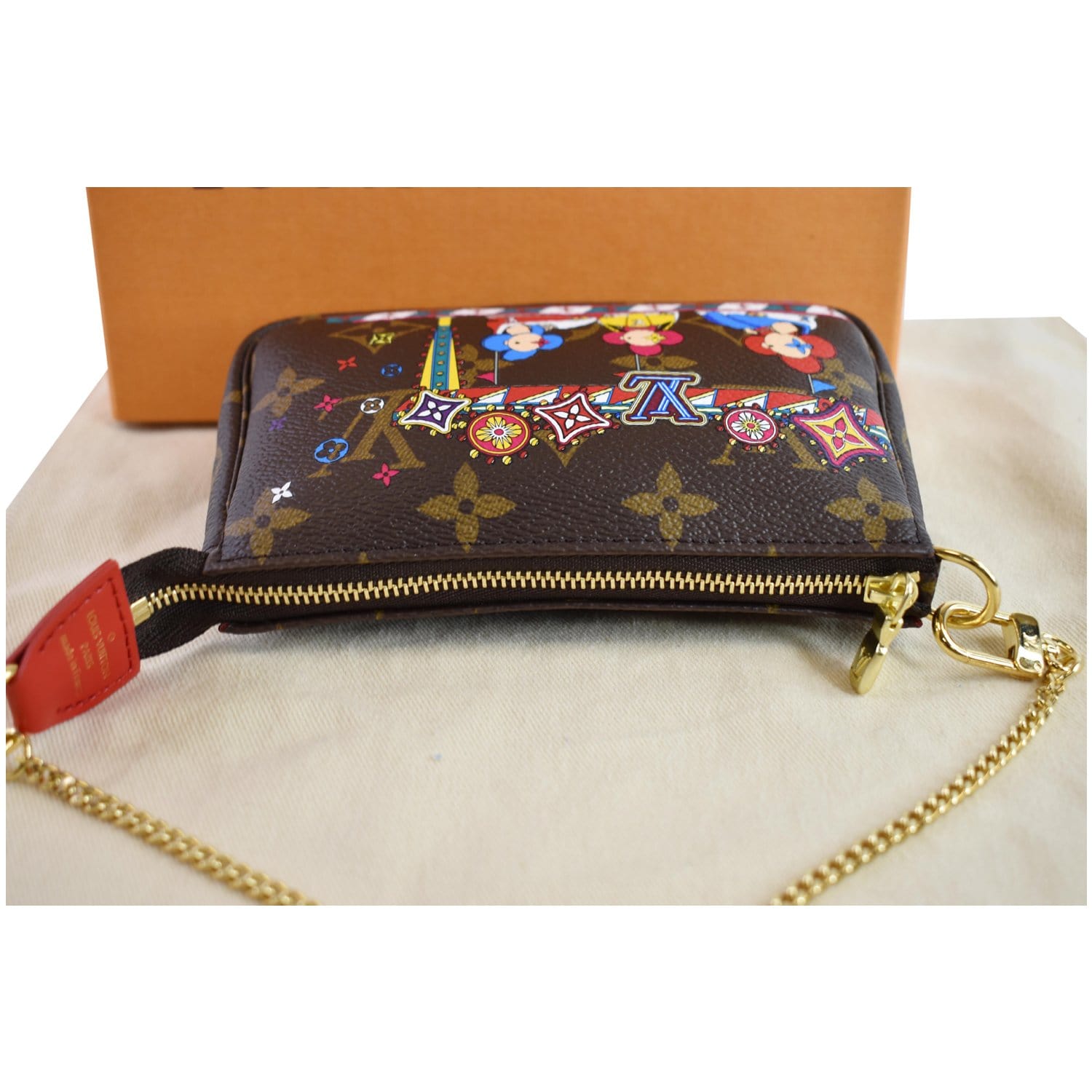 Louis Vuitton 2022 Monogram Christmas Animation Mini Pochette Accessoires -  Brown Mini Bags, Handbags - LOU804957