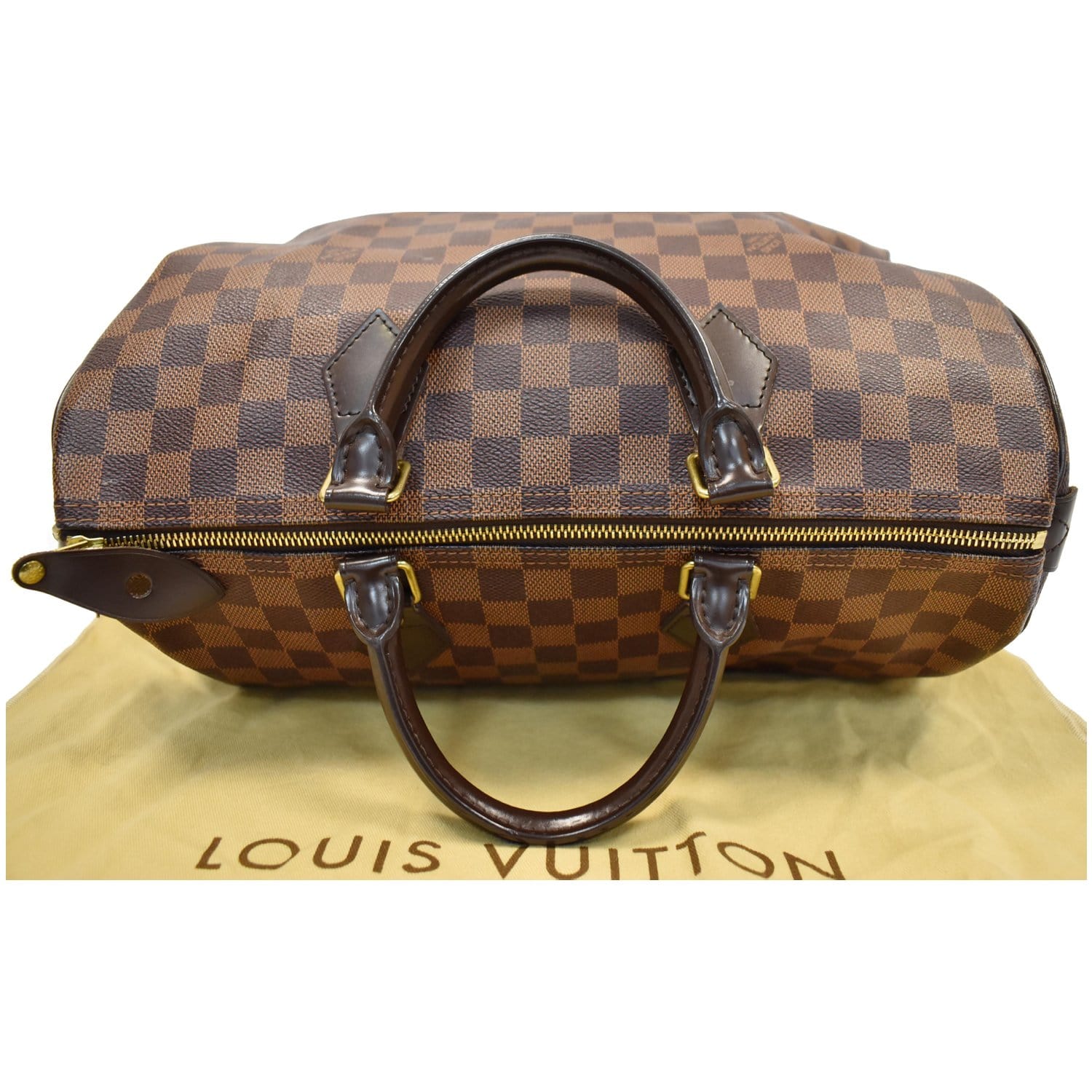 Louis Vuitton 35CM Speedy Bandouliere Brown Damier Crossbody Bag MSERX –  Max Pawn
