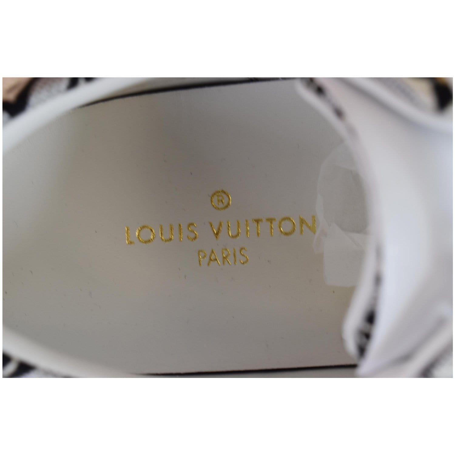 LOUIS VUITTON Jacquard Since 1854 Stellar Sneakers 37.5 Bordeaux 954347