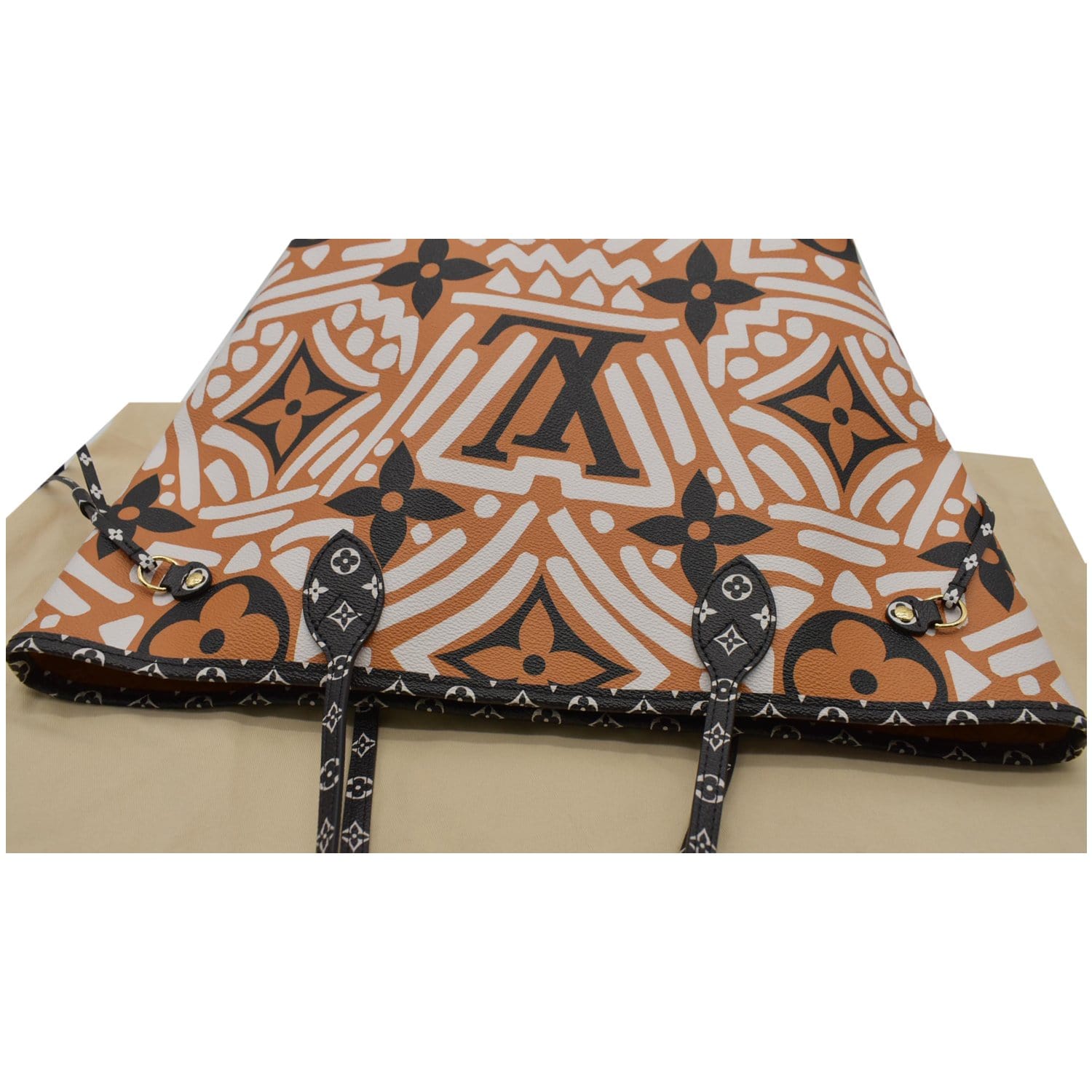 Louis Vuitton Orange Monogram Giant Crafty Neverfull MM Cloth ref.1000958 -  Joli Closet