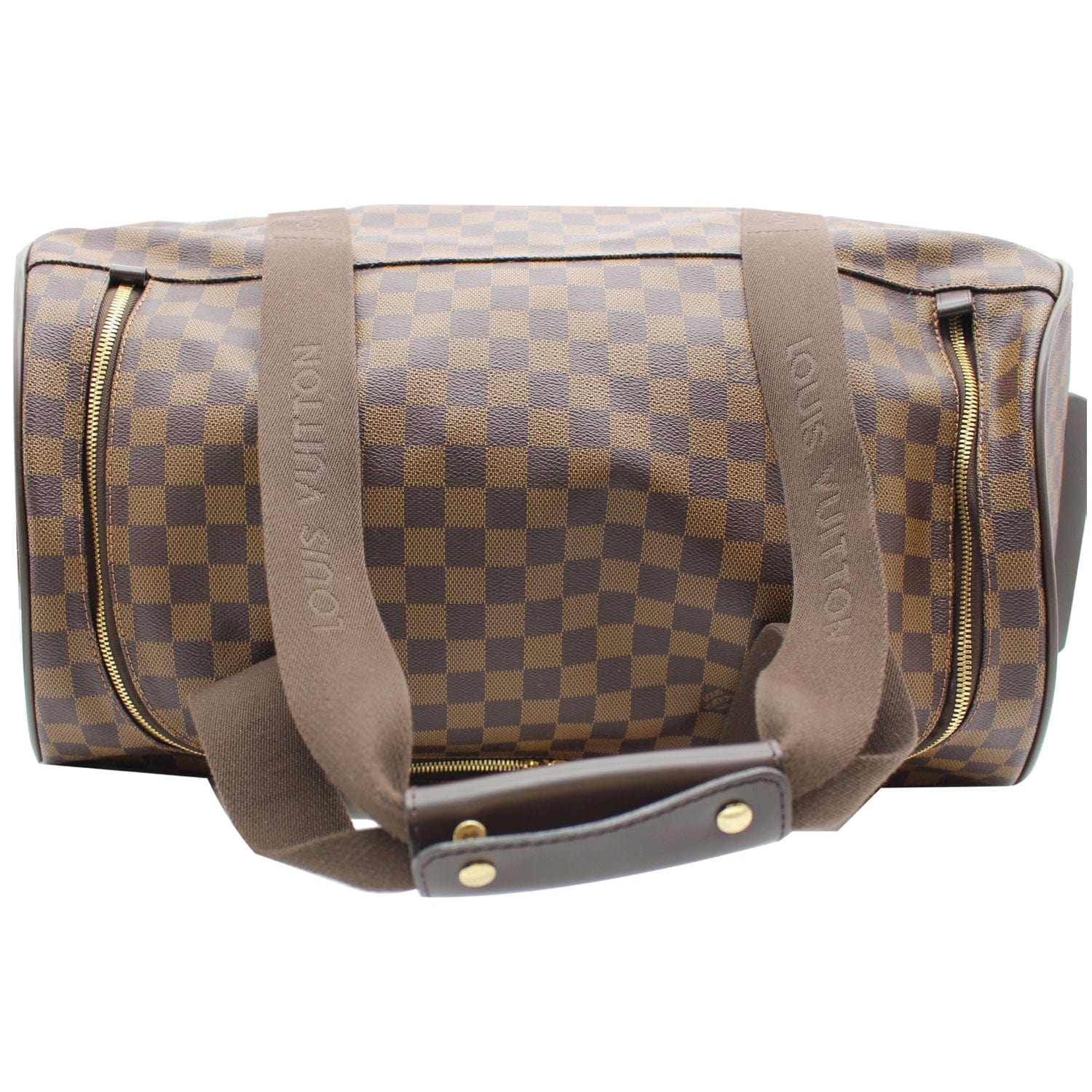 Eole leather travel bag Louis Vuitton Brown in Leather - 33227043