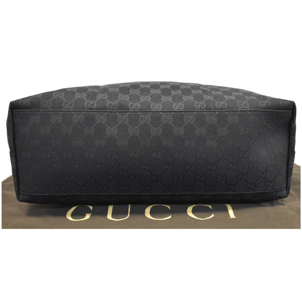 Gucci GG Monogram Canvas Web Large Diaper Tote Bag bottom