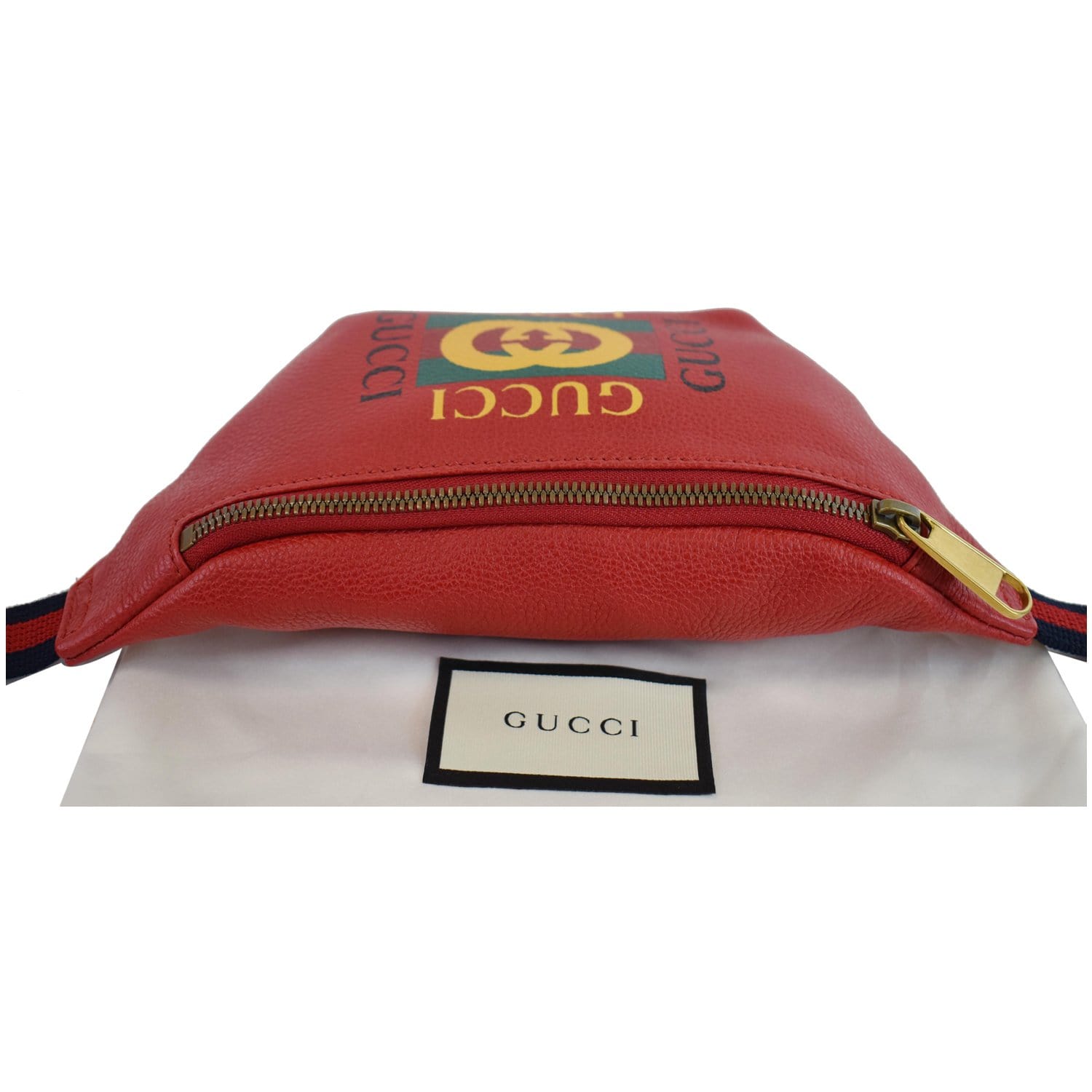 Leather belt bag Gucci Red in Leather - 30177818
