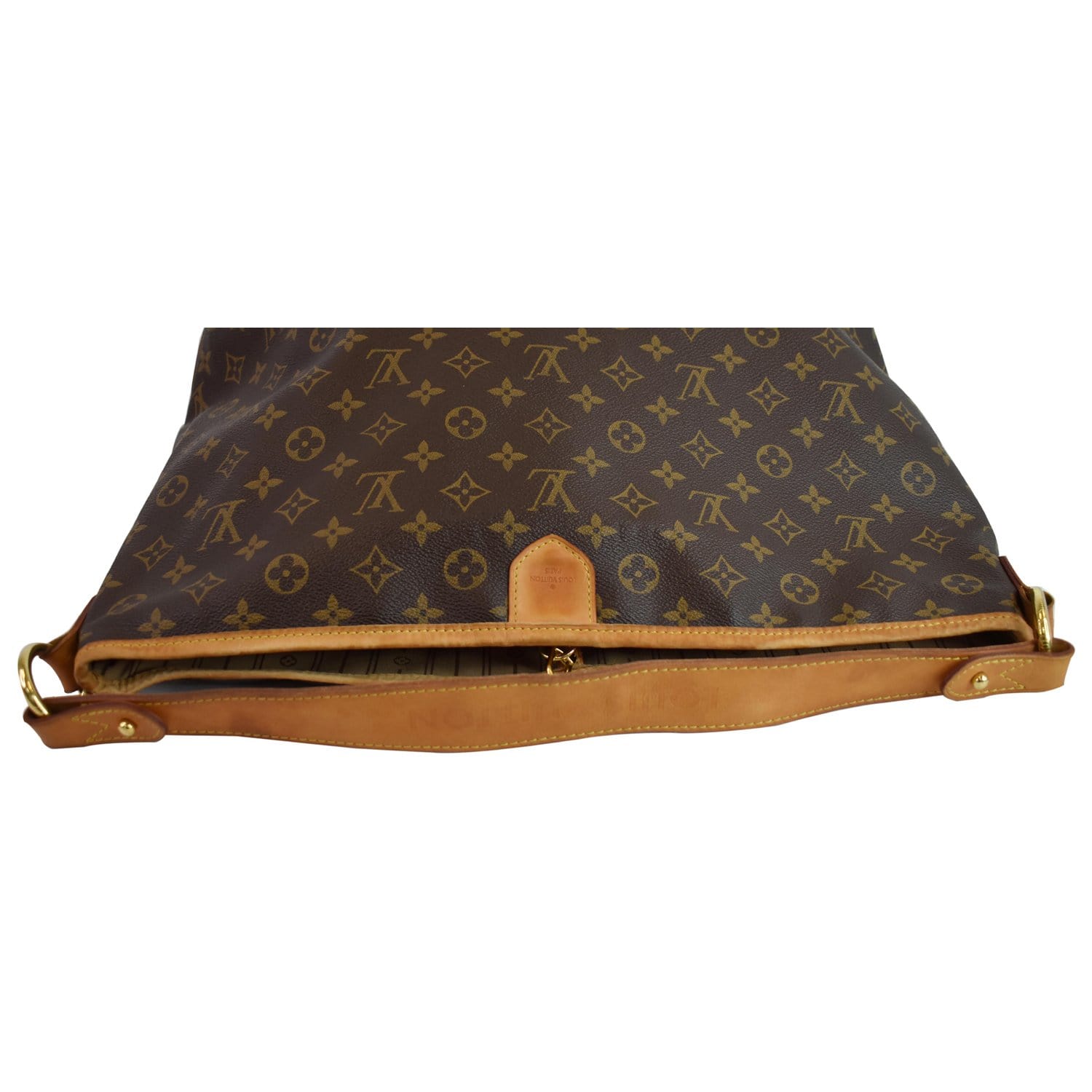 Delightful cloth handbag Louis Vuitton Brown in Cloth - 35562343