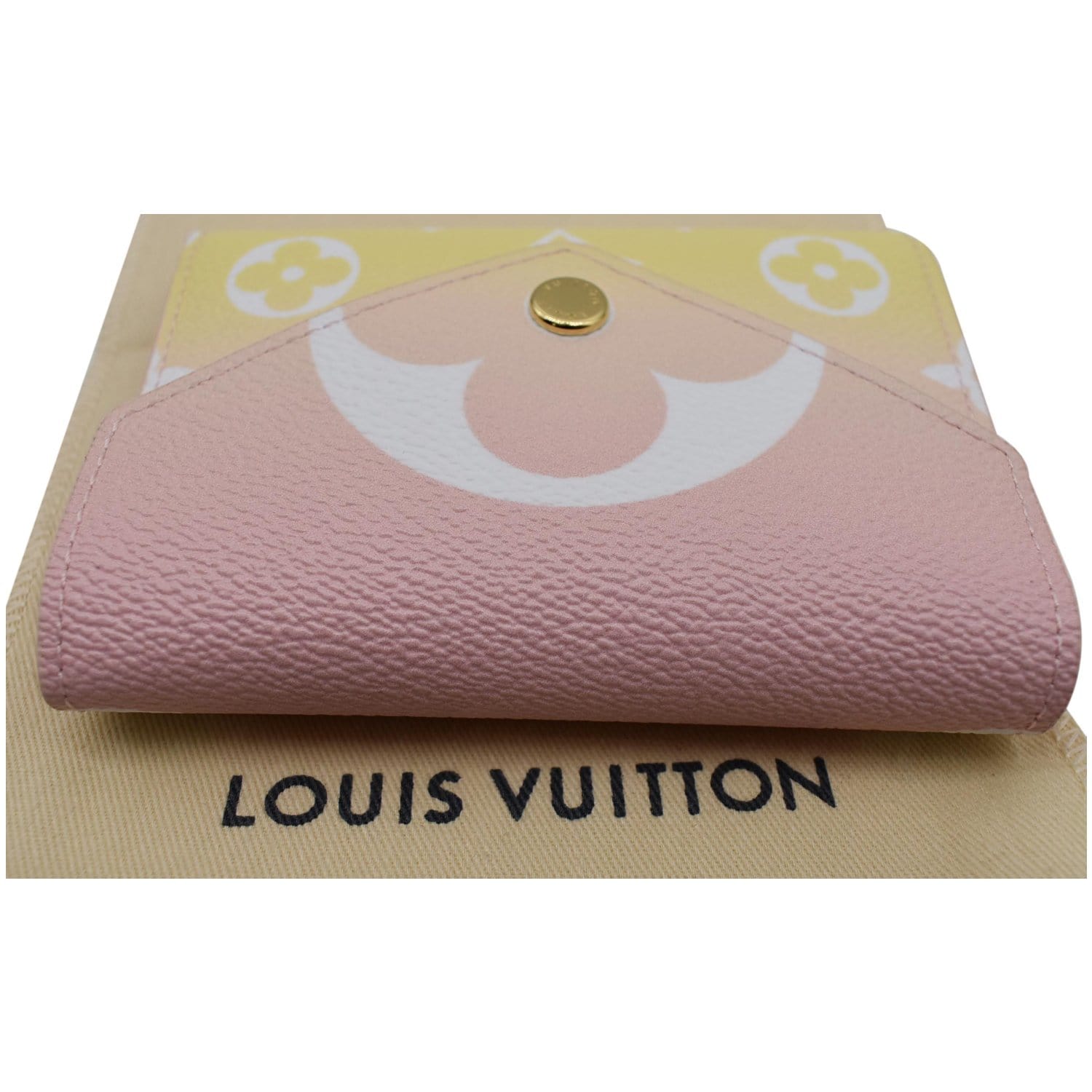 Victorine leather wallet Louis Vuitton Pink in Leather - 34835993