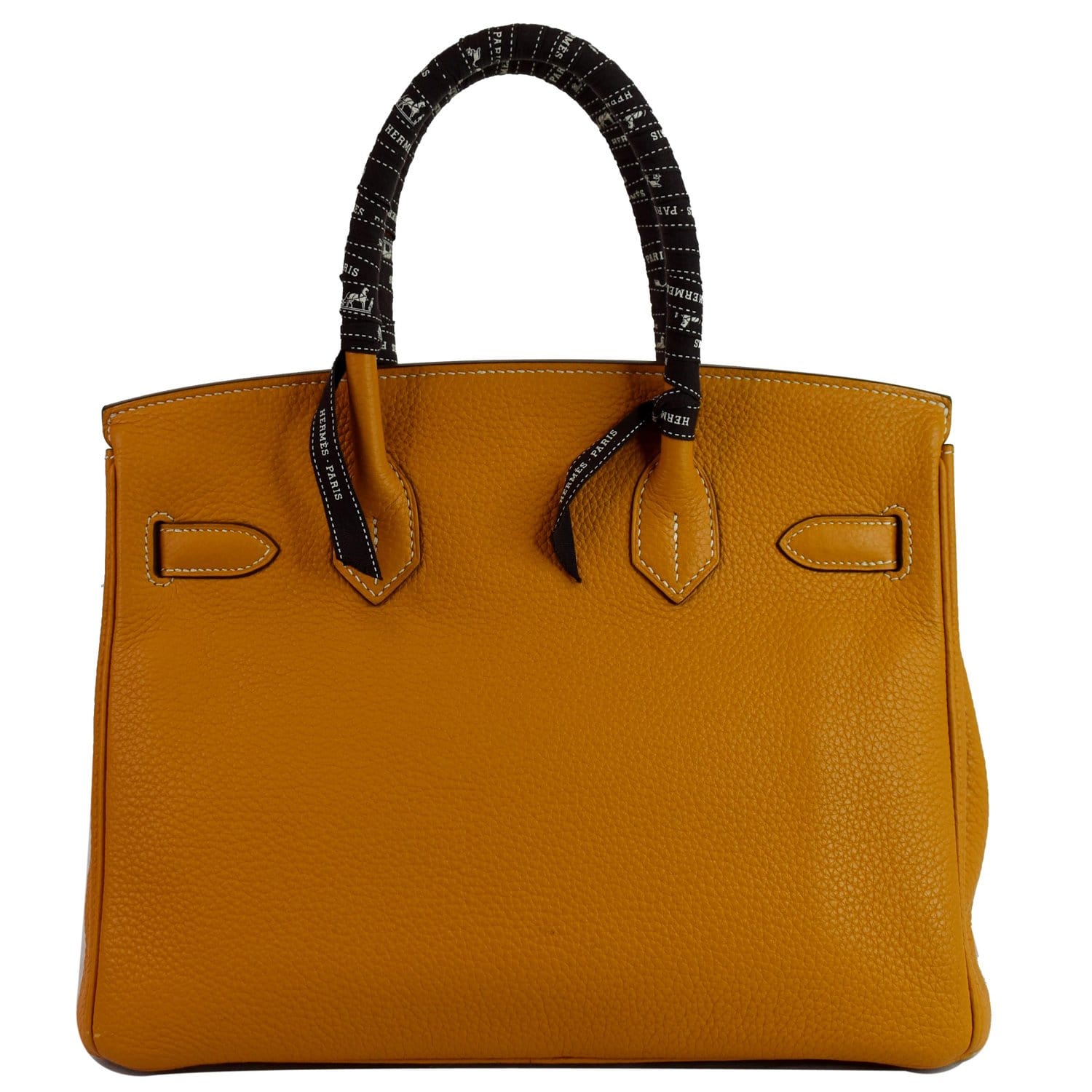 Birkin 30 leather handbag Hermès Brown in Leather - 32191861
