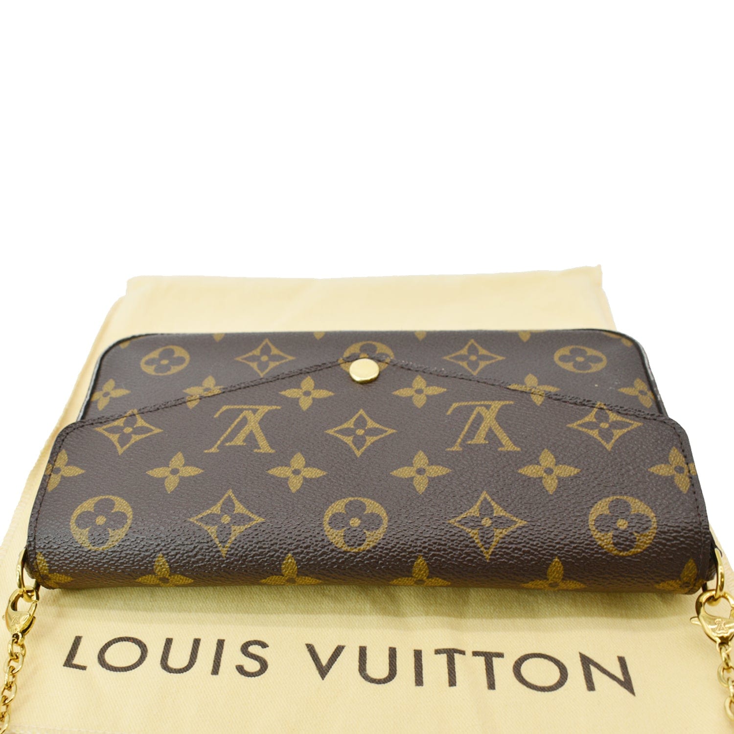 Louis Vuitton Monogram F√ licie Pochette, Brown
