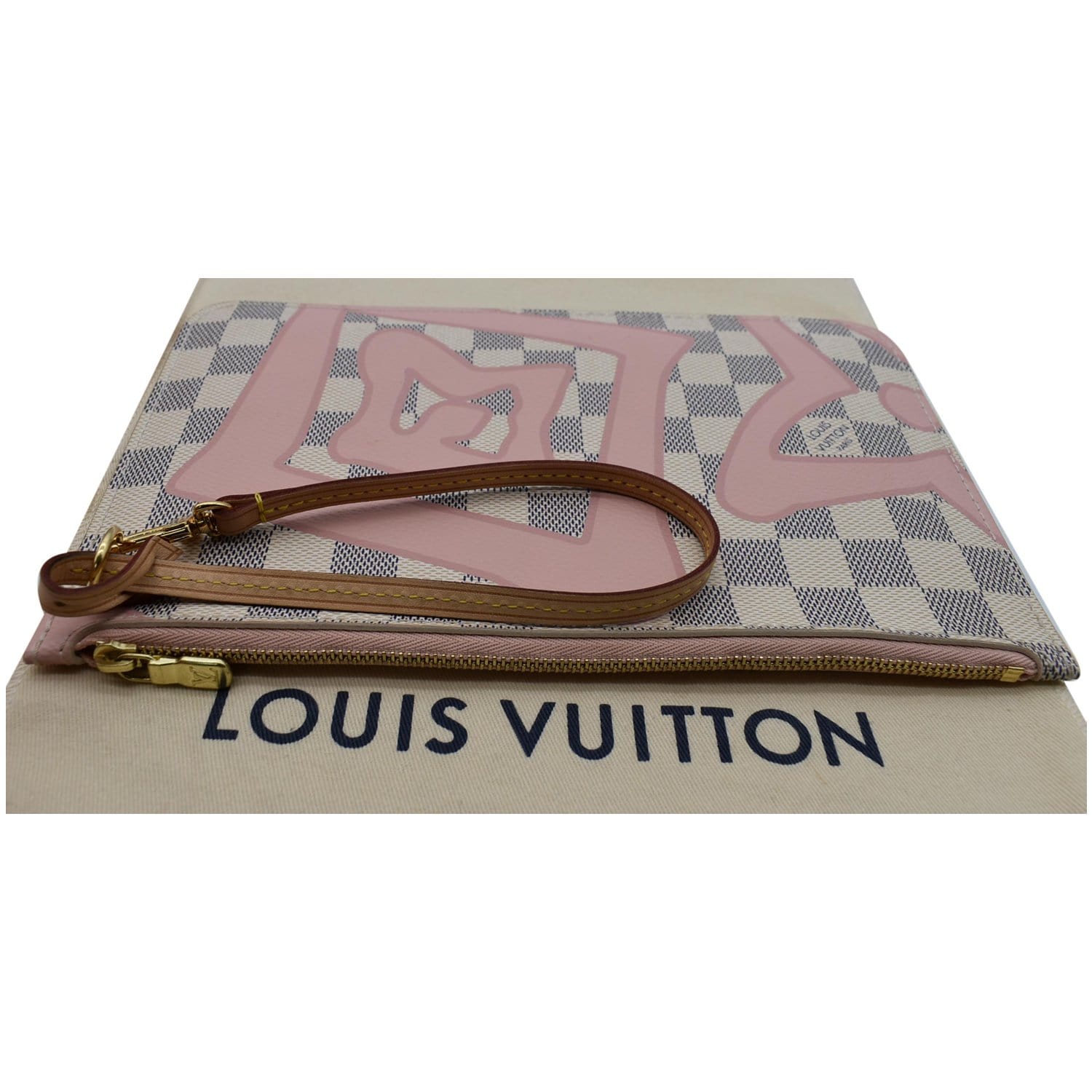 Louis Vuitton Tahitienne Azur Neverfull Pochette Mm/Gm 4lvj1026w, Women's, Size: One Size
