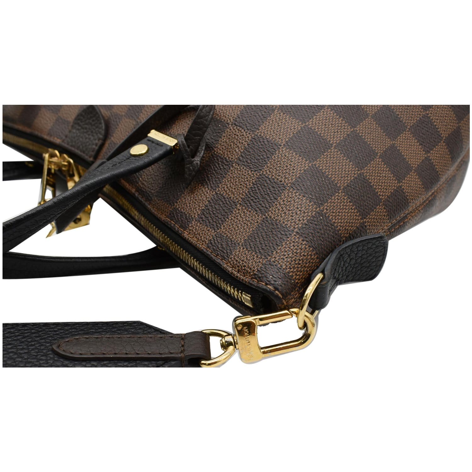 Louis Vuitton, Bags, Authentic Louis Vuitton Hyde Park Damier Ebene  Shoulder Bag Blackbrown