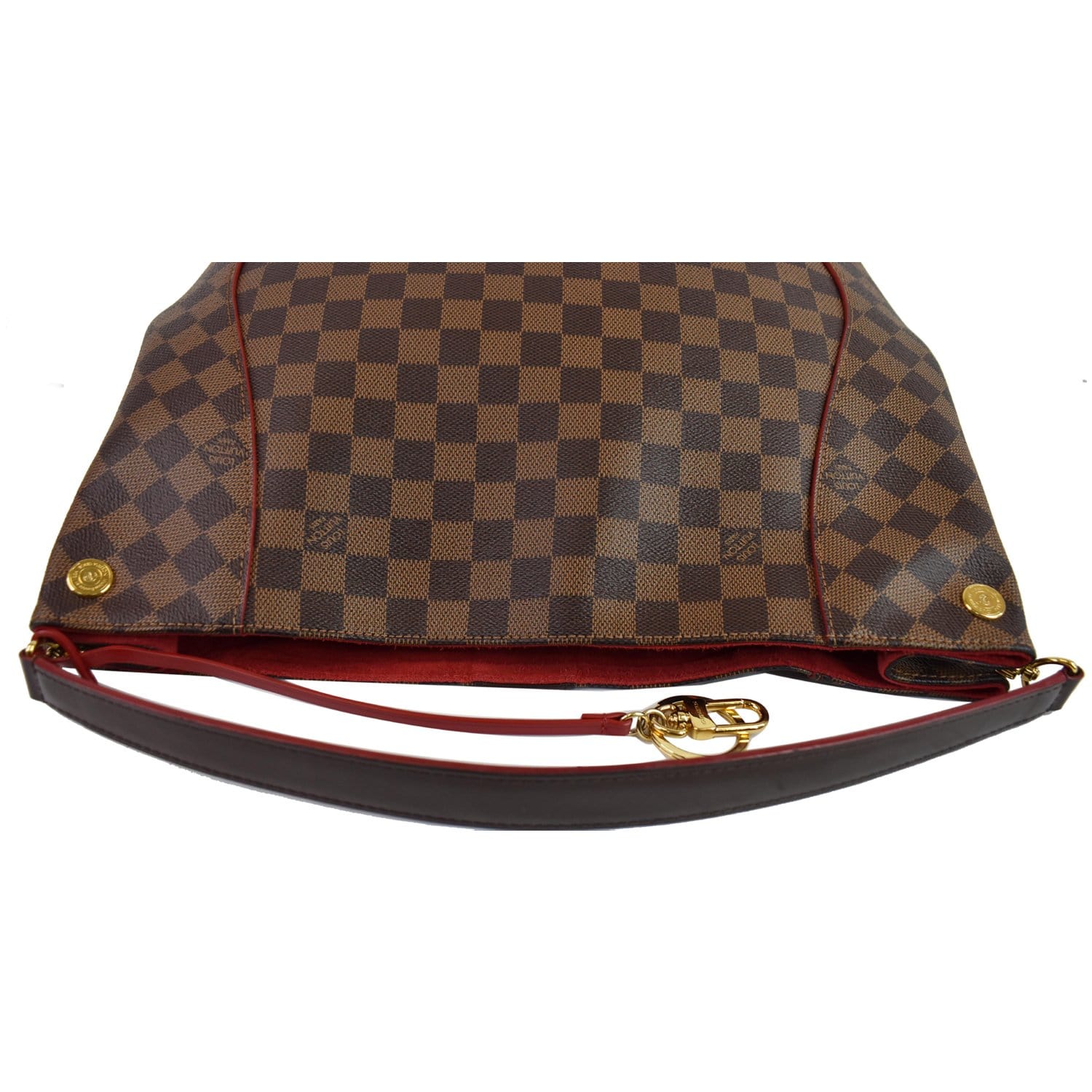 Louis Vuitton Damier Ebene Caissa Hobo - Brown Hobos, Handbags - LOU247871
