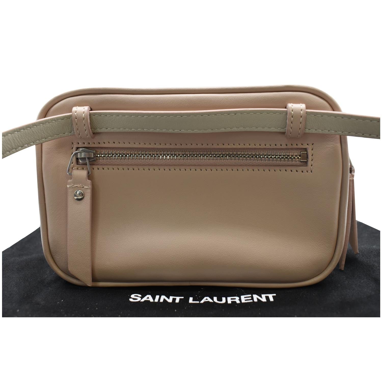 Saint Laurent Lou Belt Bag Canvas with Leather at 1stDibs