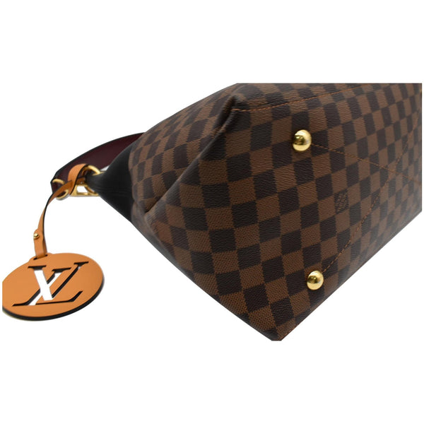 Louis Vuitton Maida Damier Ebene Hobo Shoulder Bag Noir