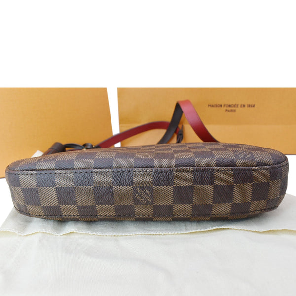 LOUIS VUITTON South Bank Besace Damier Ebene Crossbody Bag Brown