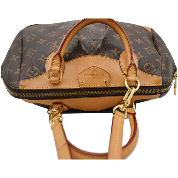 LOUIS VUITTON Segur Monogram Canvas Shoulder Bag Brown