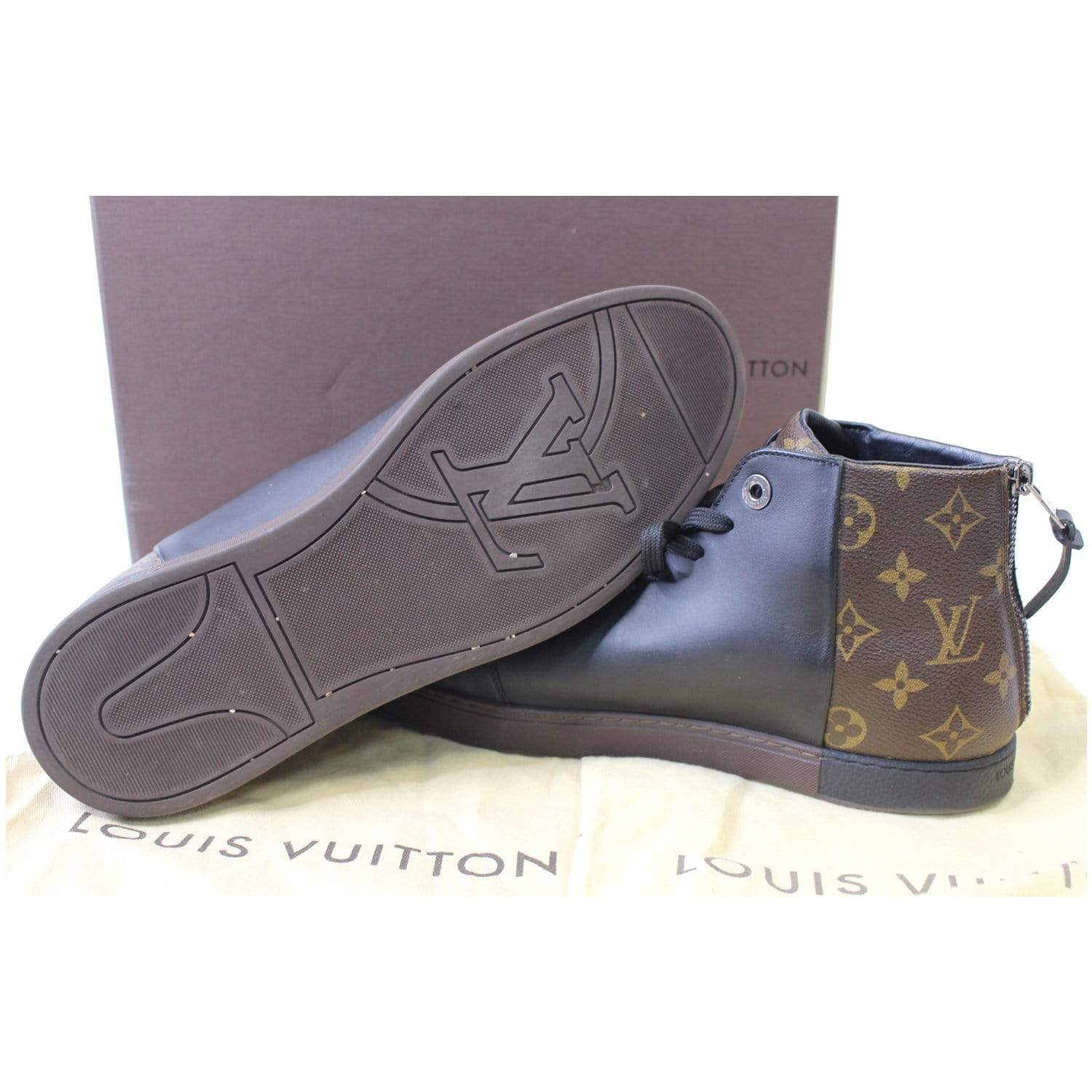 Louis Vuitton Brown Fashion Sneakers