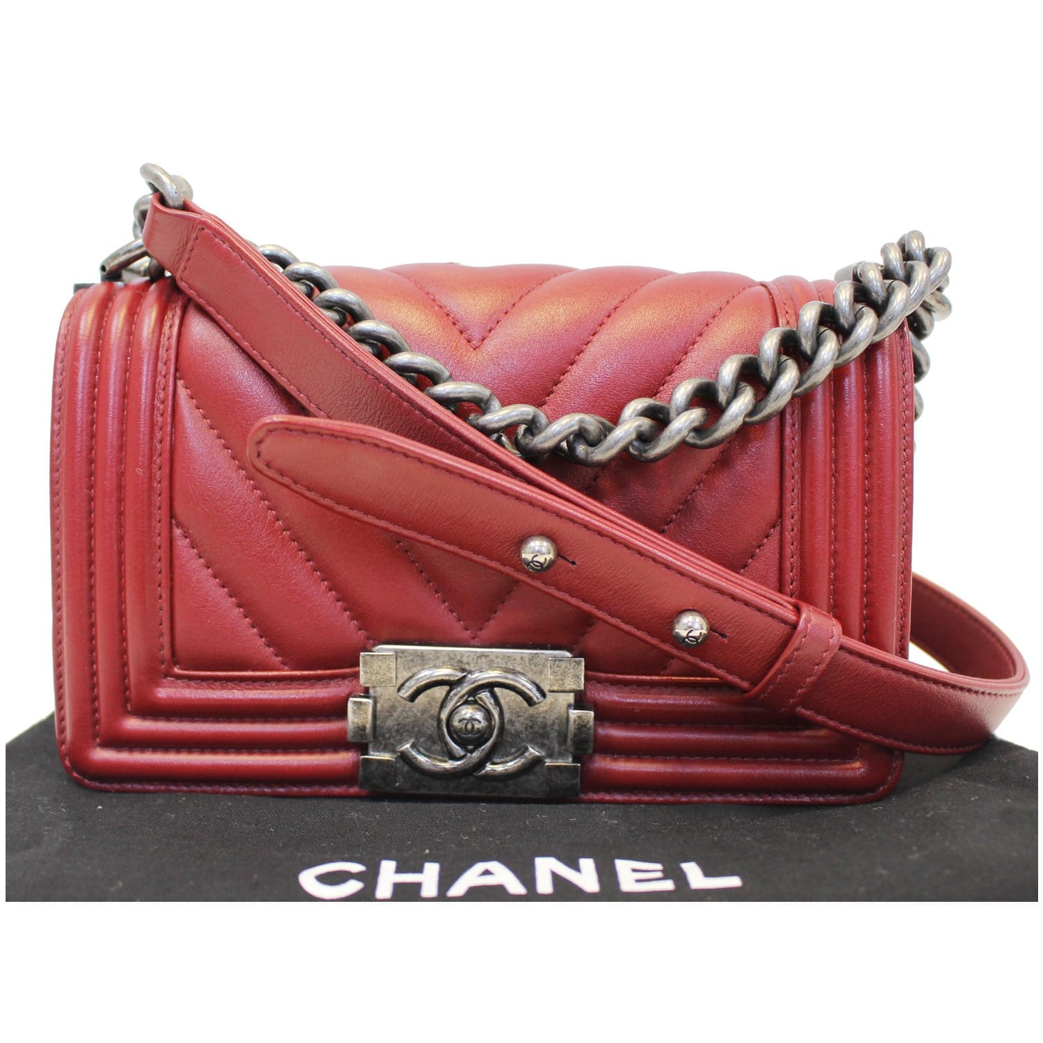 Chanel Chevron Metallic Aged Calfskin Bubble Small Flap Bag (SHF-22686 –  LuxeDH