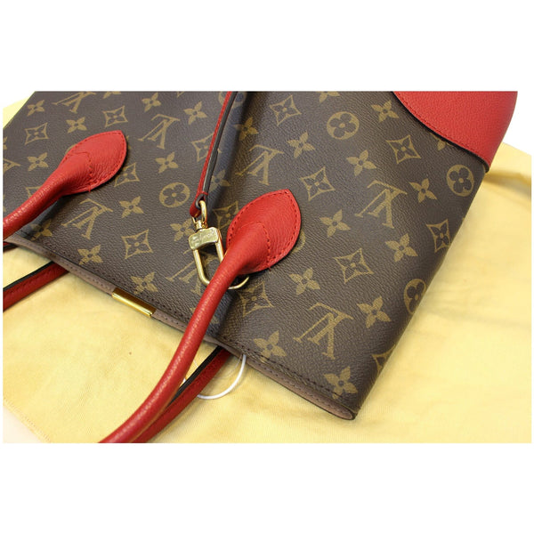 LOUIS VUITTON Flandrin Monogram Canvas Tote Shoulder Bag Cherry-US