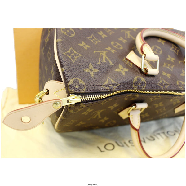 LOUIS VUITTON Speedy 35 Monogram Canvas Satchel Bag-US