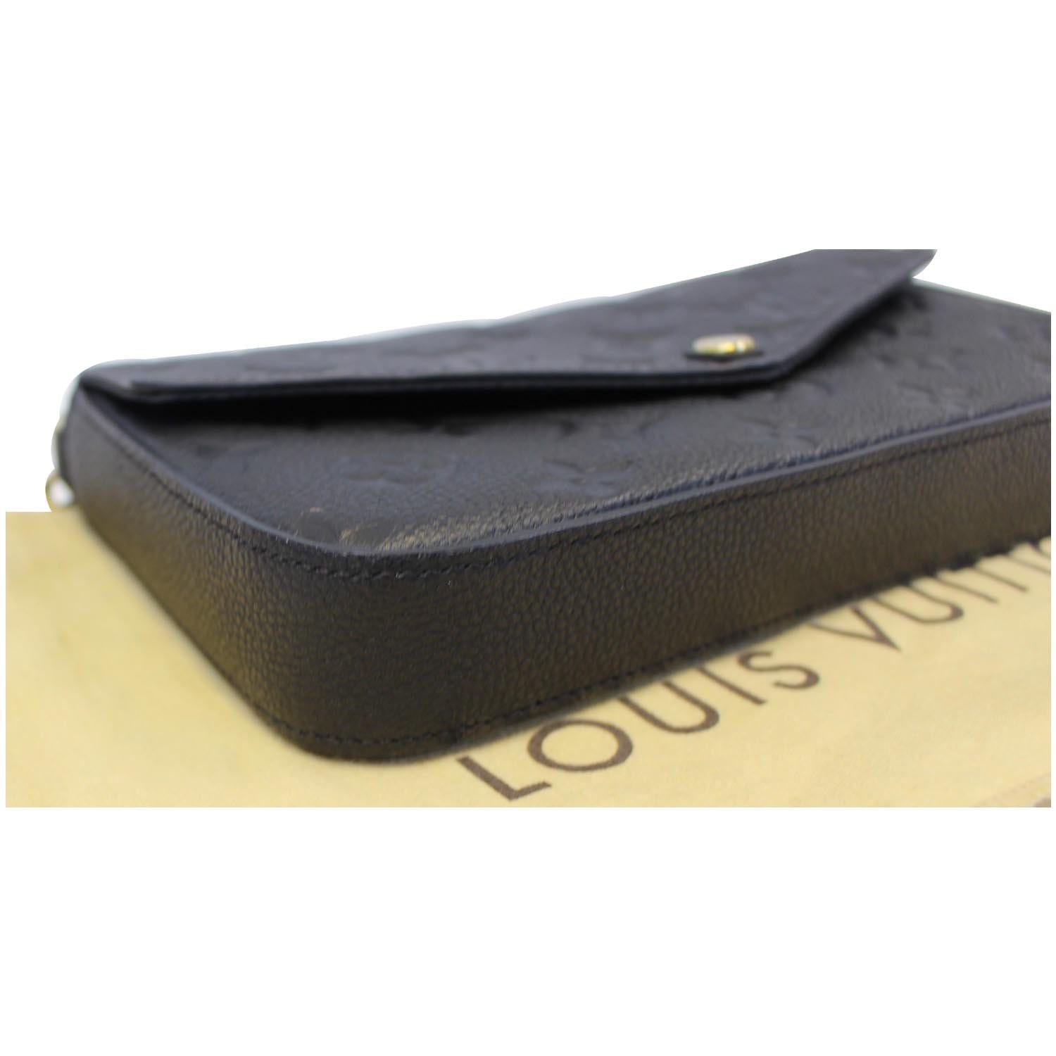 Louis Vuitton Monogram Empreinte Pochette Felicie - Black Crossbody Bags,  Handbags - LOU791599