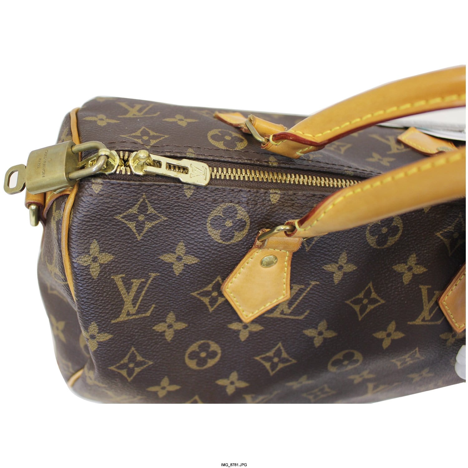 LOUIS VUITTON Speedy 30 Bandouliere Monogram Canvas Shoulder Bag