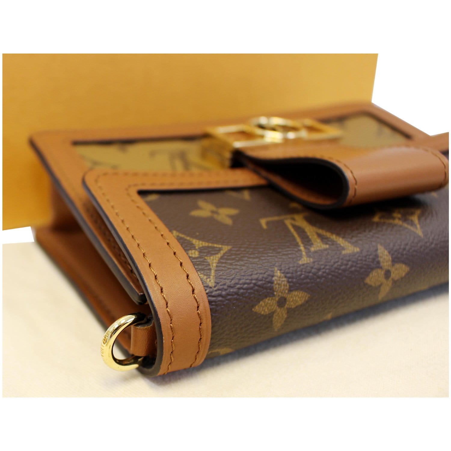 Louis Vuitton Brown Monogram Reverse Dauphine Compact Wallet