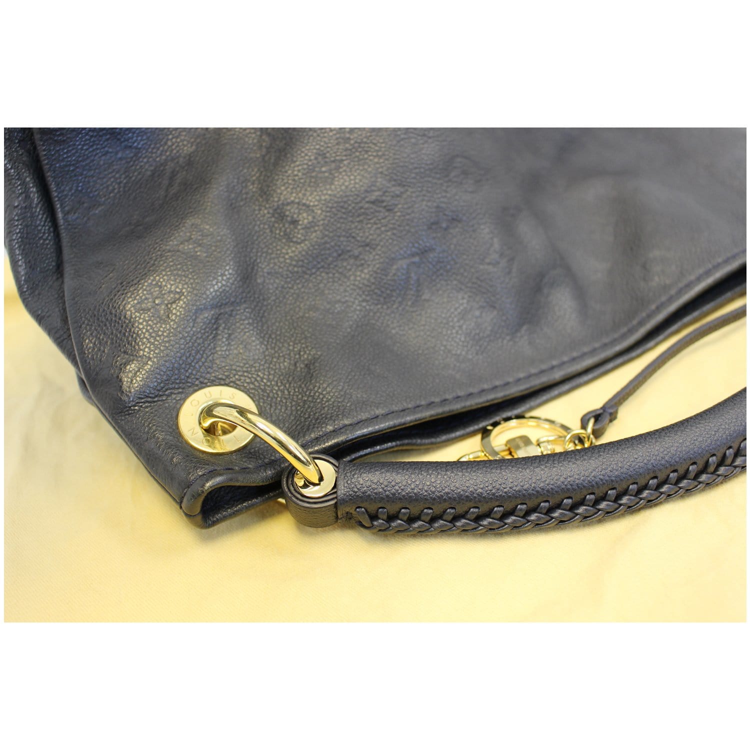 Louis Vuitton Artsy Monogram Empreinte (Without Accessories) MM Bleu Infini  in Calfskin with Gold-tone - US