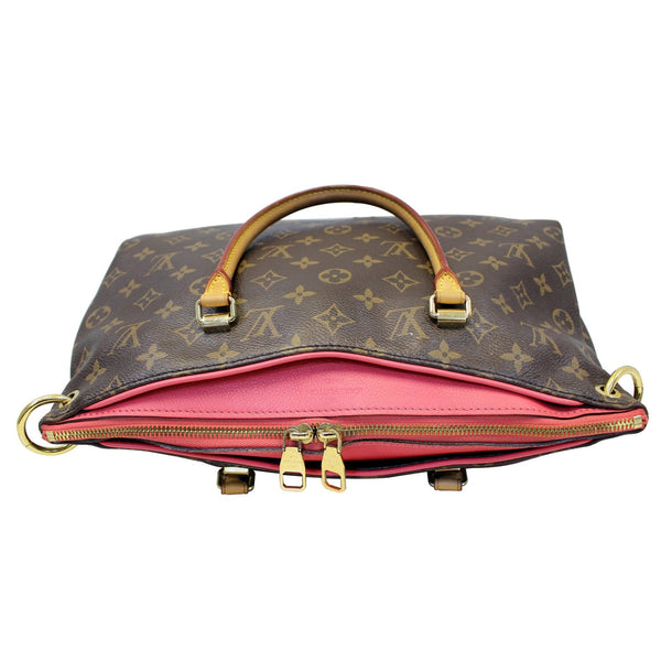 LOUIS VUITTON Pallas Monogram Canvas Shoulder Handbag