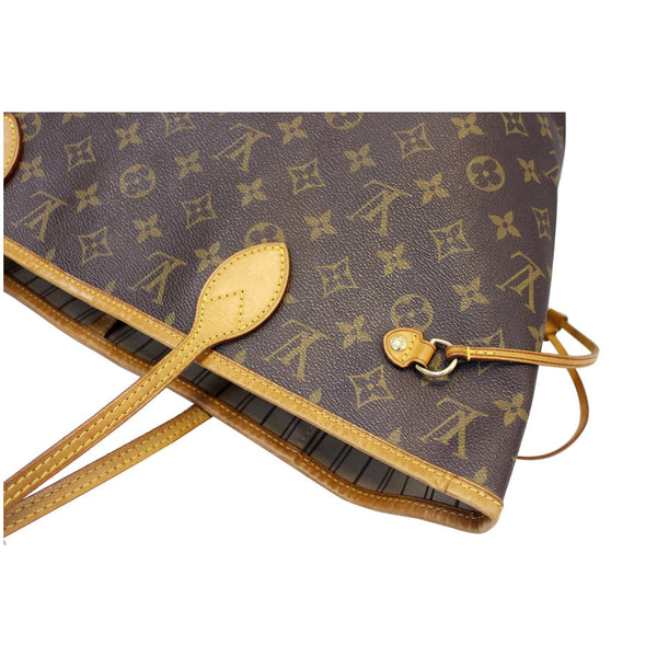 LOUIS VUITTON Neverfull MM Monogram Canvas Tote Shoulder Bag Brown-US