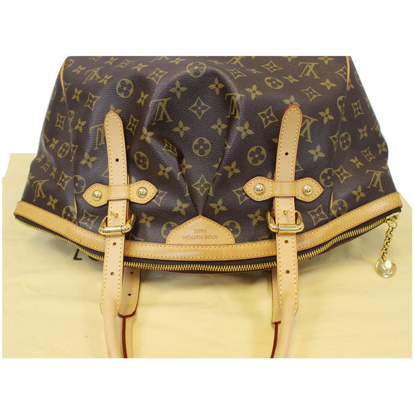 Louis Vuitton Tivoli PM Monogram Shoulder Satchel Bag brown