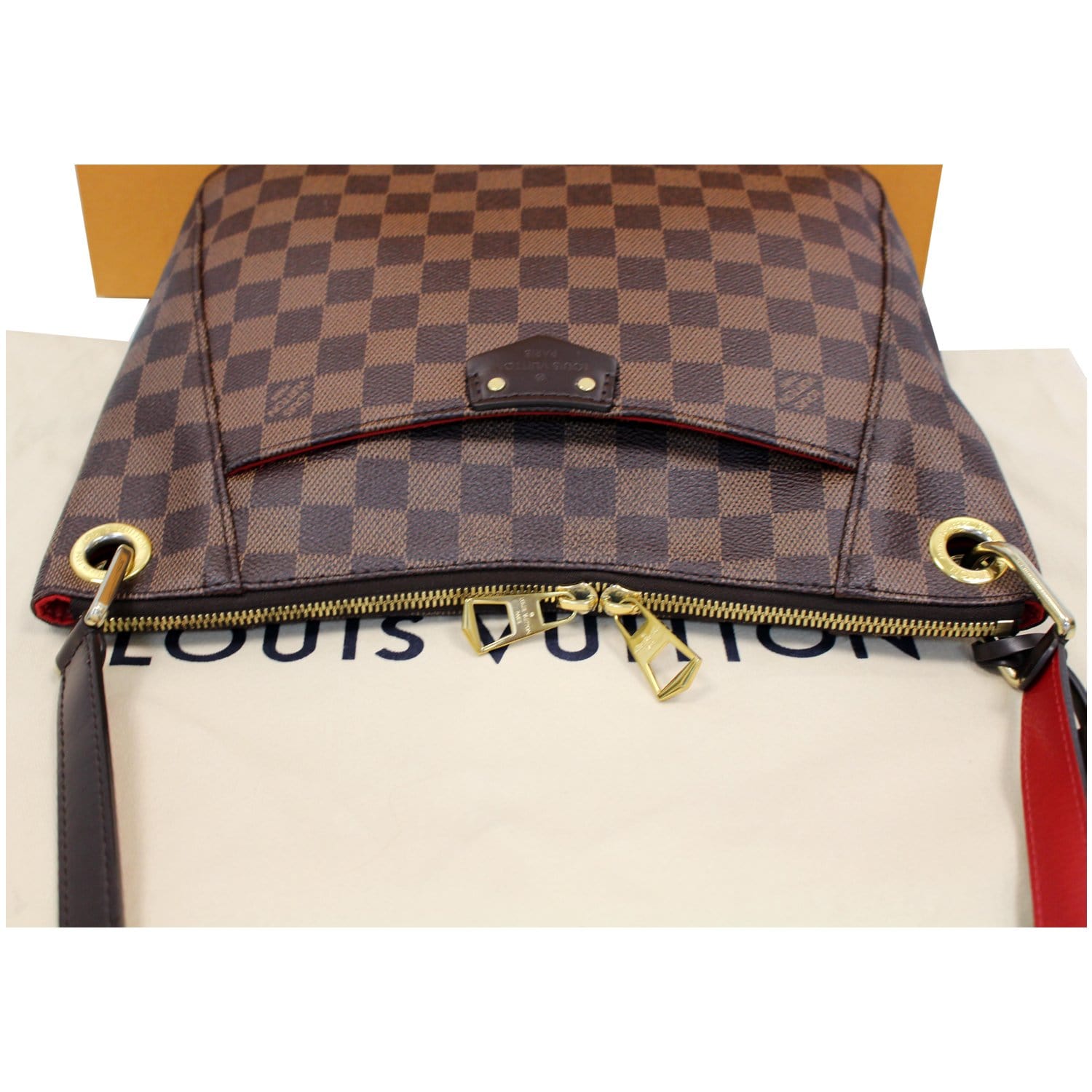 Louis Vuitton South Bank Besace Brown Damier Ebene Canvas Shoulder Bag