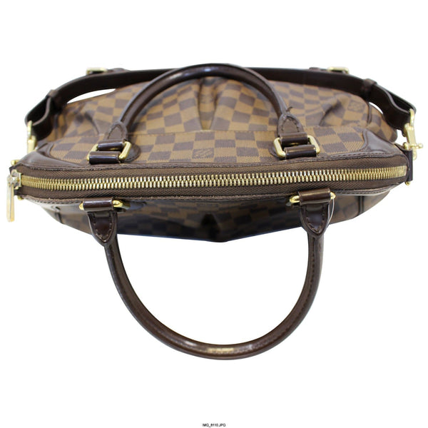 Louis Vuitton Damier PM Trevi Ebene Brown Shoulder Bag - lv strap