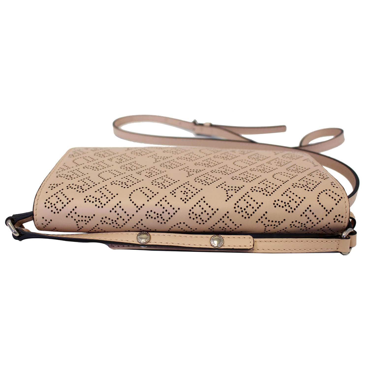 Burberry Brown Perforated Barrel Pouch Burberry