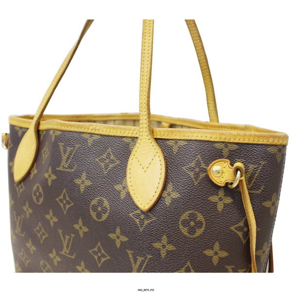 LOUIS VUITTON Monogram Canvas Neverfull PM Tote Shoulder Bag-US