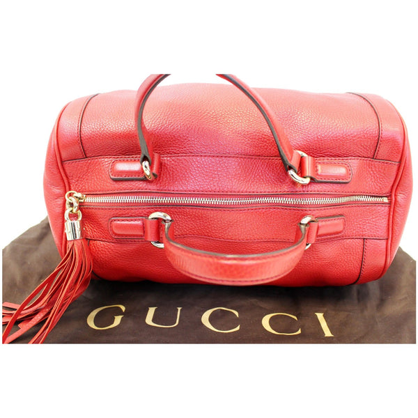 GUCCI Red Leather Soho Boston Bag-US