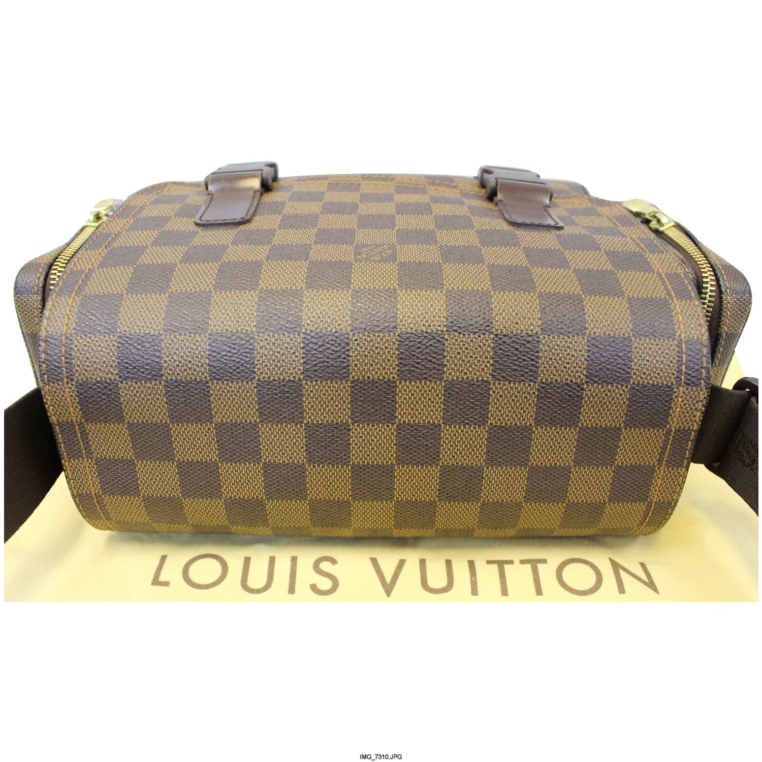 Louis Vuitton Damier Canvas Melville Reporter Bag - Yoogi's Closet